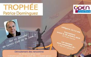 Trophée  Jeune Patrice Dominguez