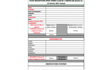 Tournoi de L'Union